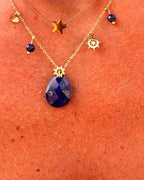 Collier Caléa – Élégance dorée et pierre naturelle