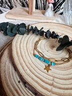 Bracelet Wave – Vague d’élégance en acier doré | Maison Iconic