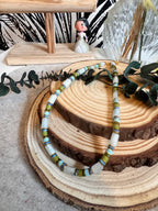 Collier Fizz – Acier inoxydable doré & perles naturelles