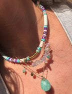 Collier Caléa – Élégance dorée et pierre naturelle