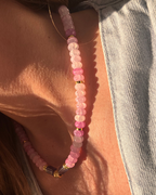 Collier Pop’N’Gum – Perles roses & améthystes