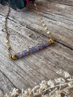 Bijou artisanal collier améthyste Maison Iconic