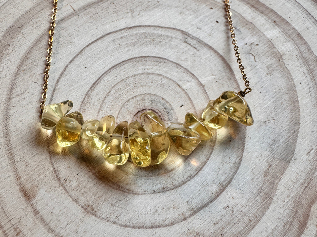 Collier Eden cadeau femme bijou pierre naturelle artisanal Landes
