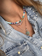 Collier Eden porté bijou quotidien délicat résistant à l'eau