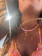 Collier Pamplemousse fait main