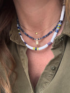  Collier côte landaise style surf brut naturel Made in Landes