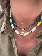 Collier cœur résistant à l'eau hypoallergénique Made in Landes