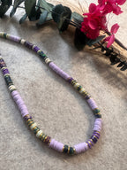 Collier layering femme style ocean bohème bijou naturel