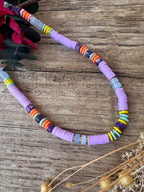 Détail pierres naturelles collier Solano  – bijou waterproof artisanal