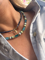 Collier Fizz – Acier inoxydable doré & perles naturelles