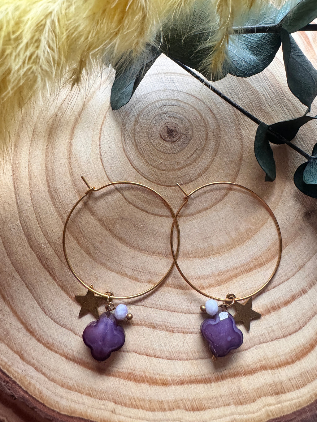 Boucles d’oreilles Halo