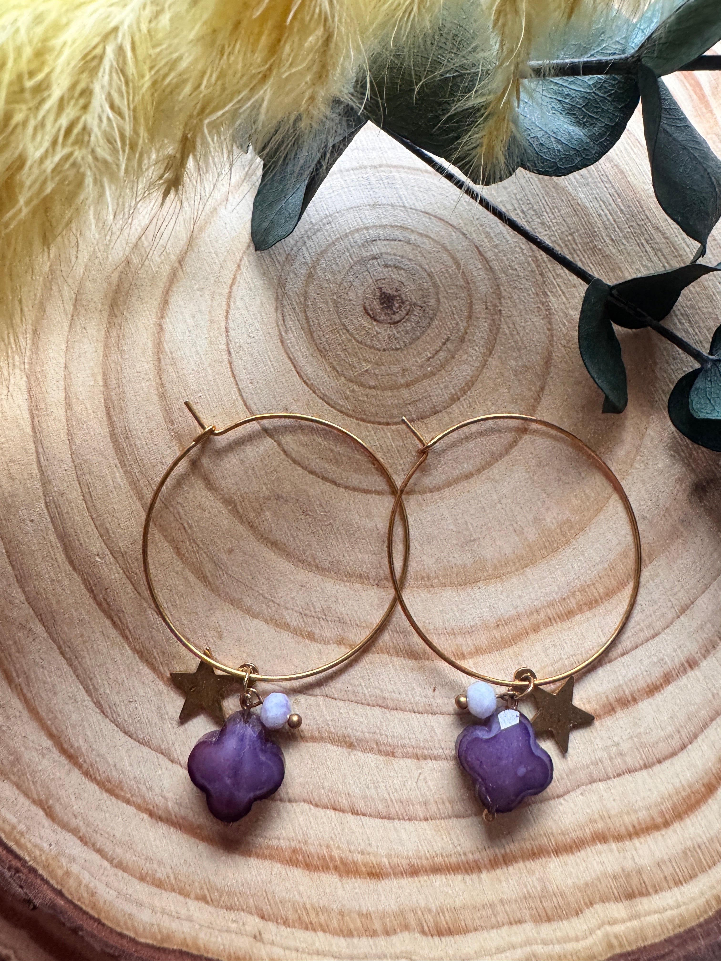 Boucles d’oreilles Halo