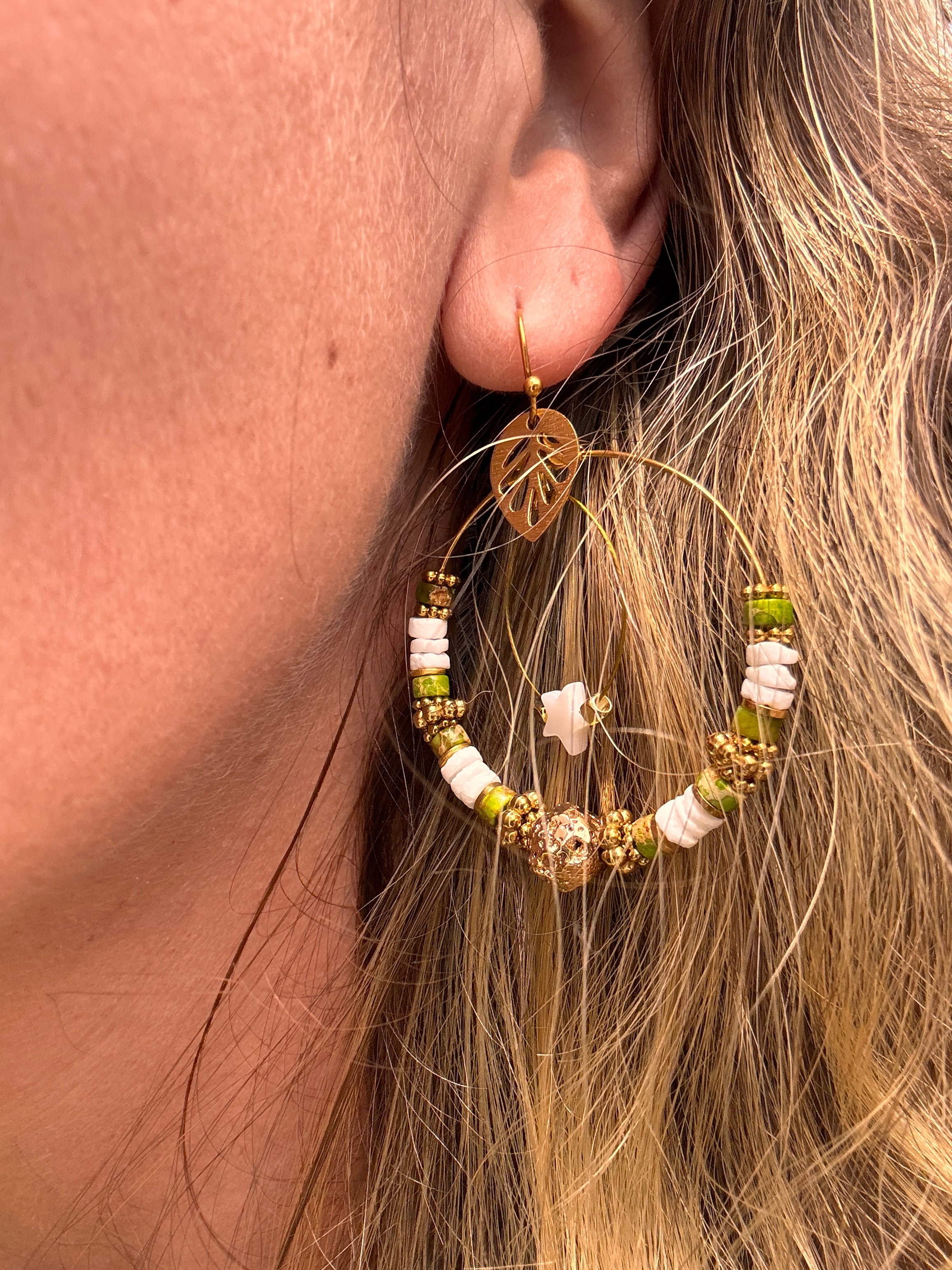 Boucles d'oreilles Cléo Sky – Bijou Artisanal Fait Main