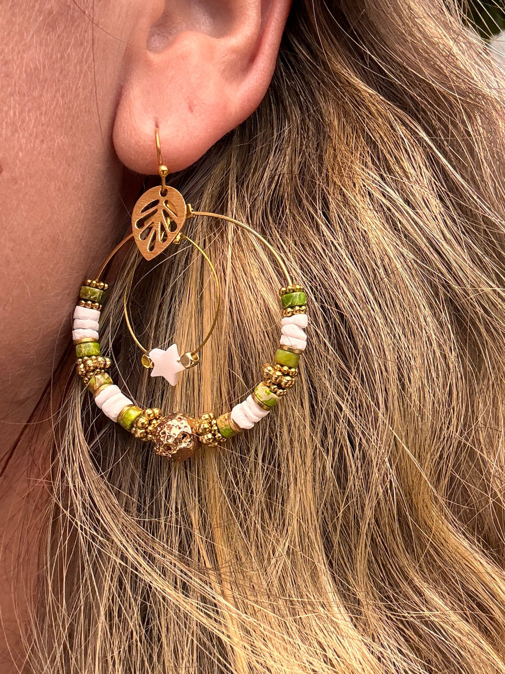 Boucles d'oreilles Cléo Sky – Bijou Artisanal Fait Main