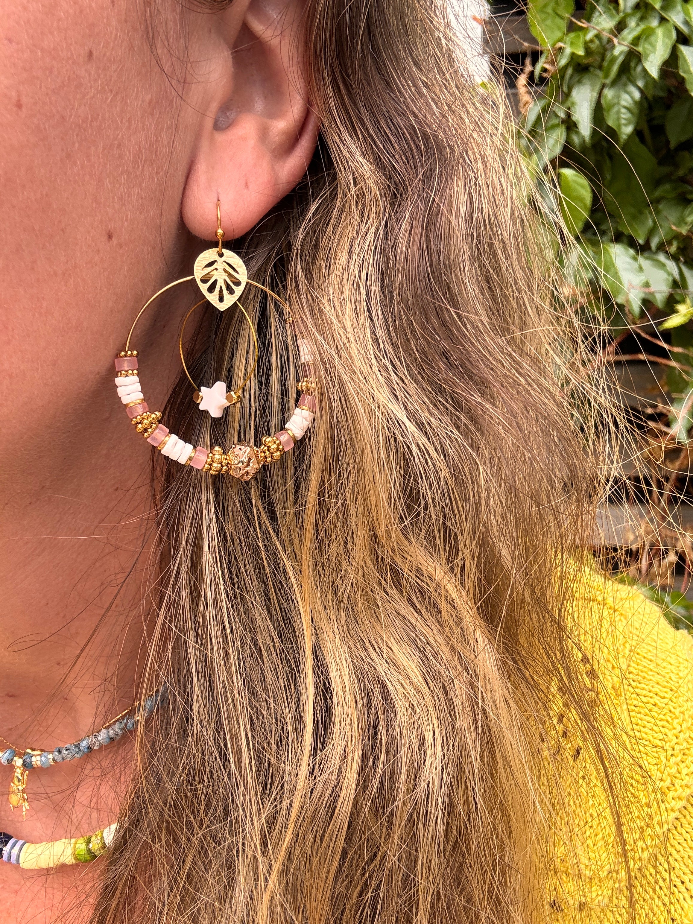 Boucles d'oreilles Cléo Sky – Bijou Artisanal Fait Main