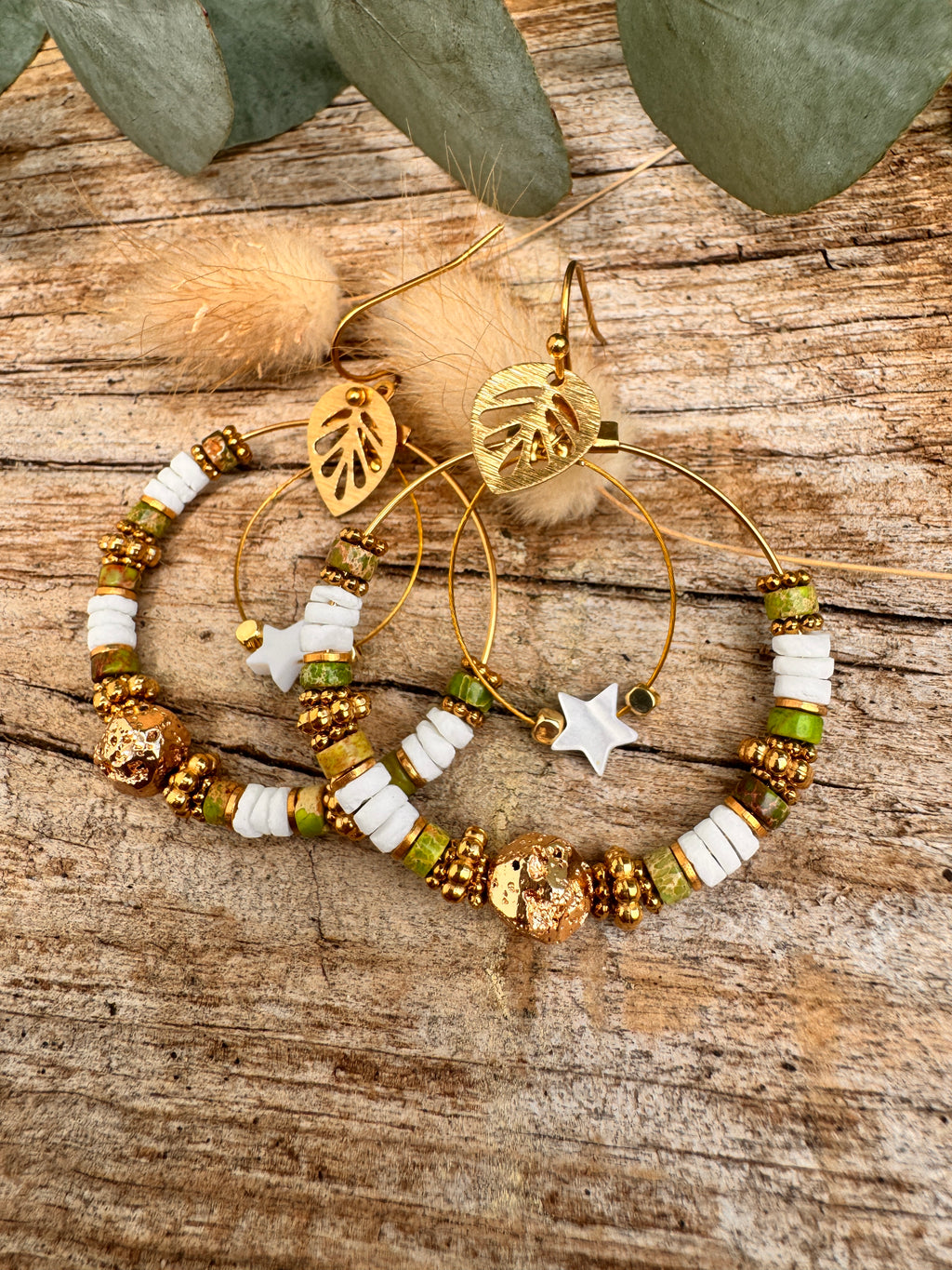 Boucles d'oreilles Cléo Sky – Bijou Artisanal Fait Main