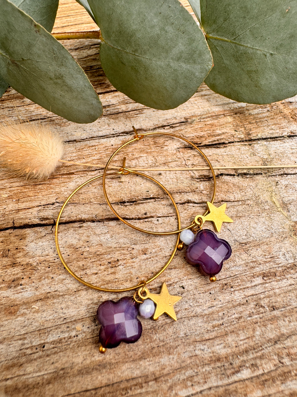 Boucles d’oreilles Halo
