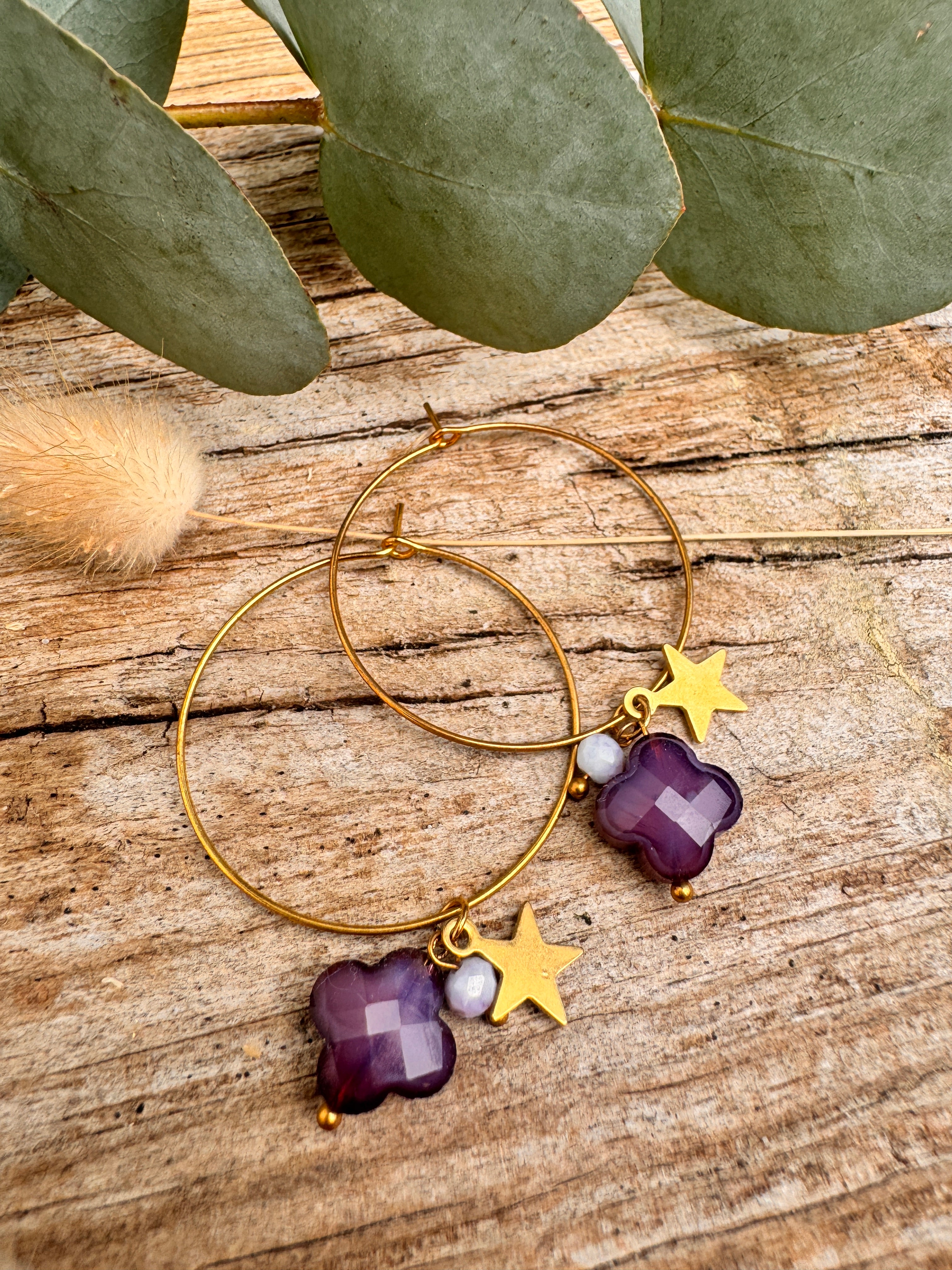 Boucles d’oreilles Halo