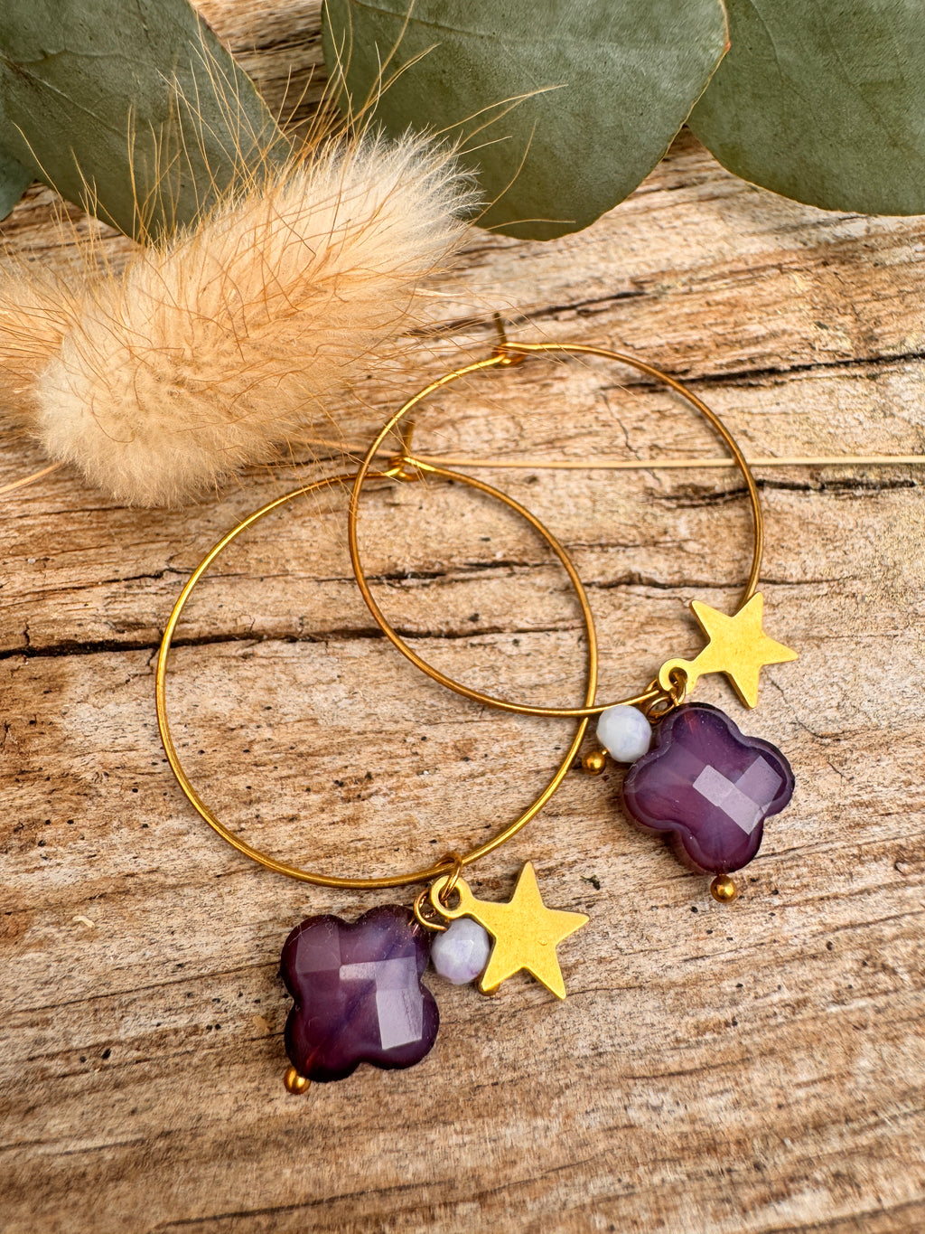 Boucles d’oreilles Halo