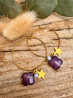 Boucles d’oreilles Halo