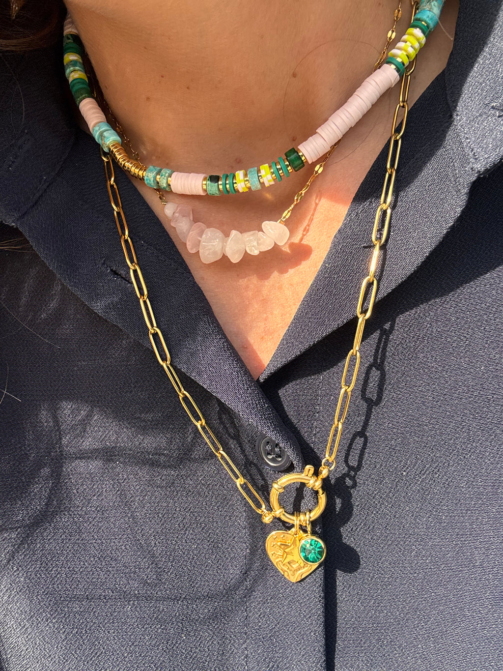 Collier œil du tigre