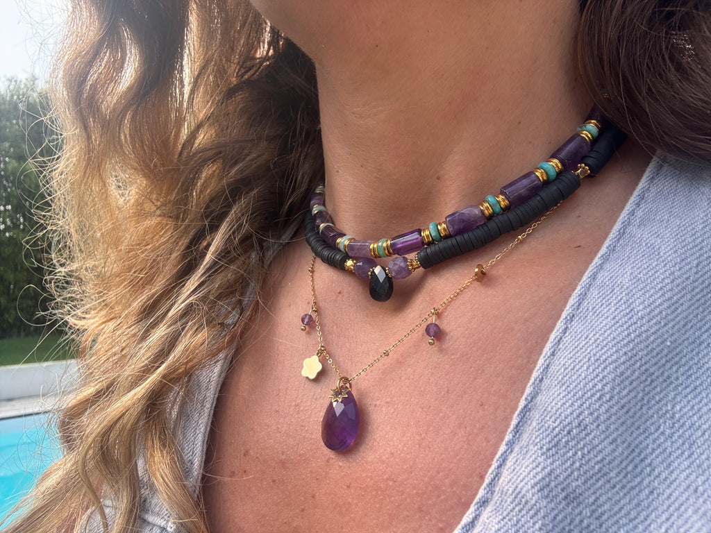 Collier Saphéa – Élégance & Pierres Naturelle