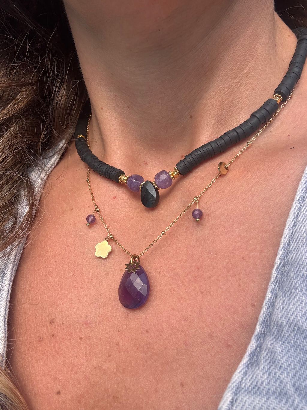 Collier Saphéa – Élégance & Pierres Naturelle