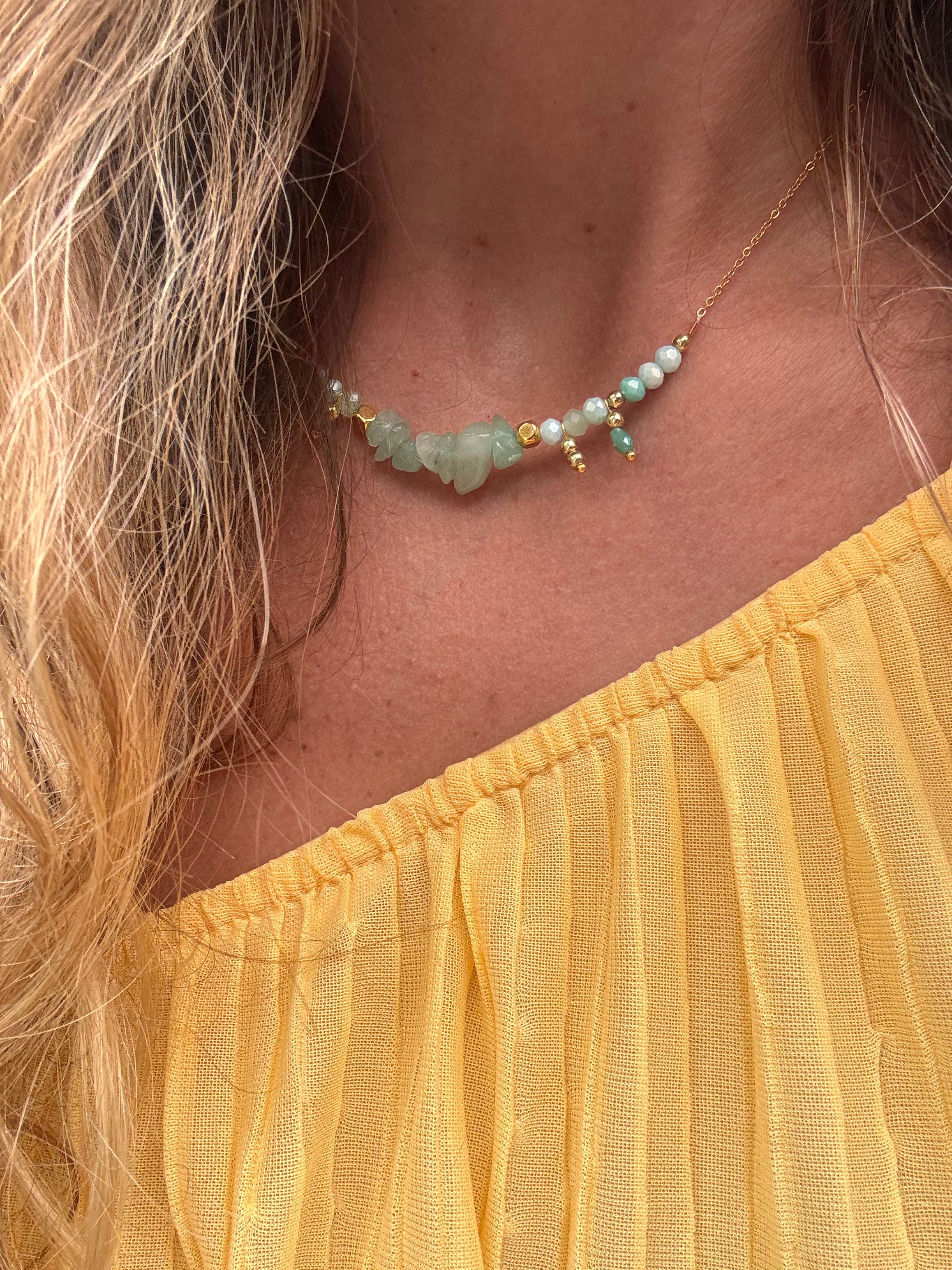 Collier Fancy – Inspiration poétique et dorure fine