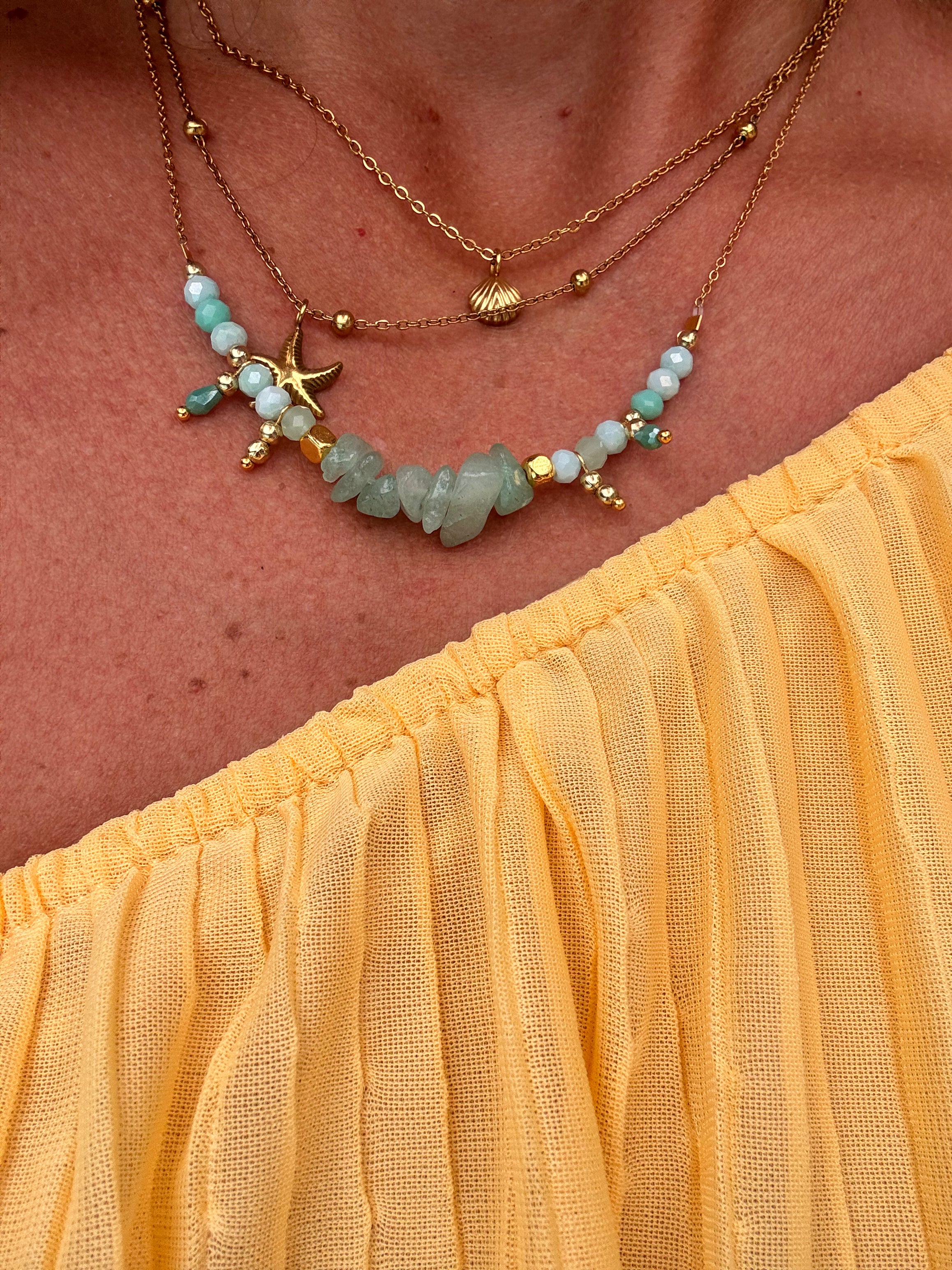 Collier Fancy – Inspiration poétique et dorure fine