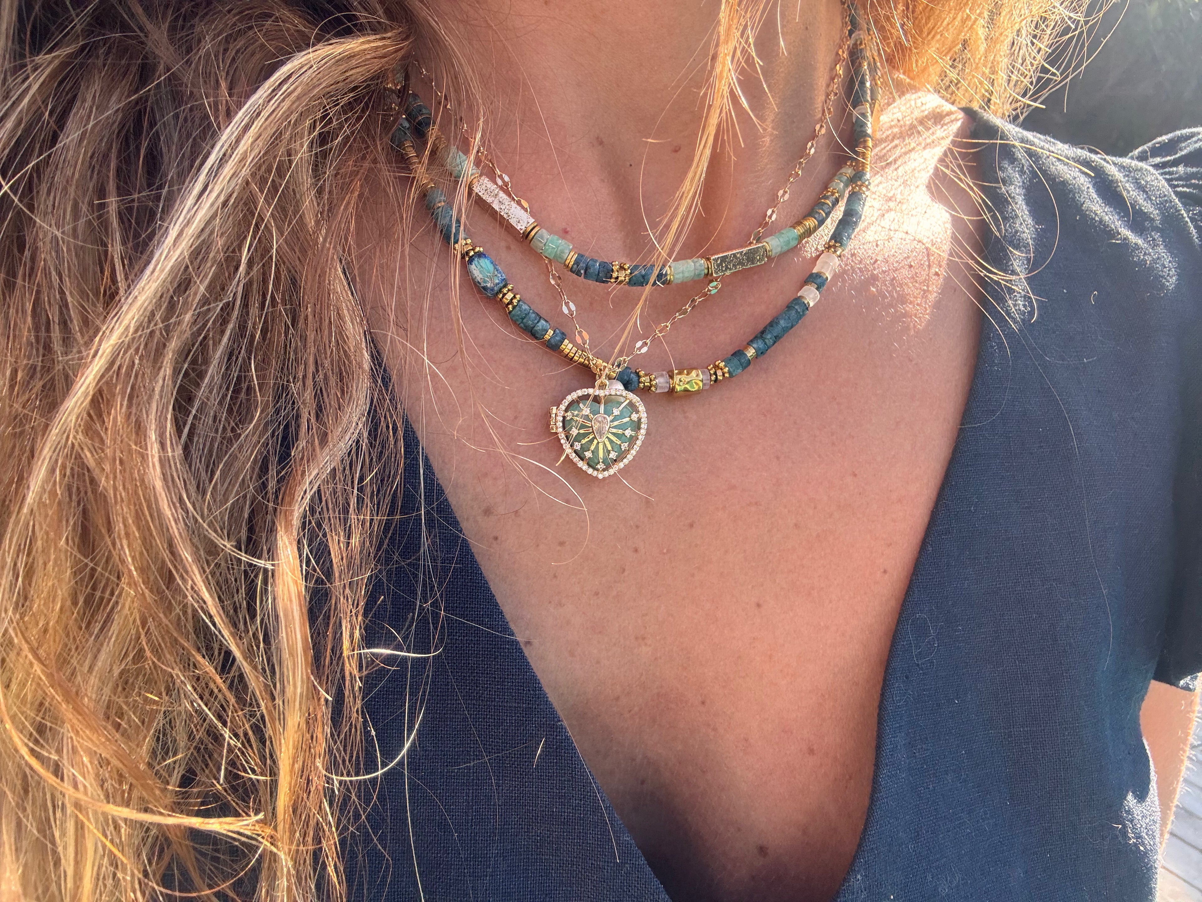 Collier Coréo – Pierres naturelles