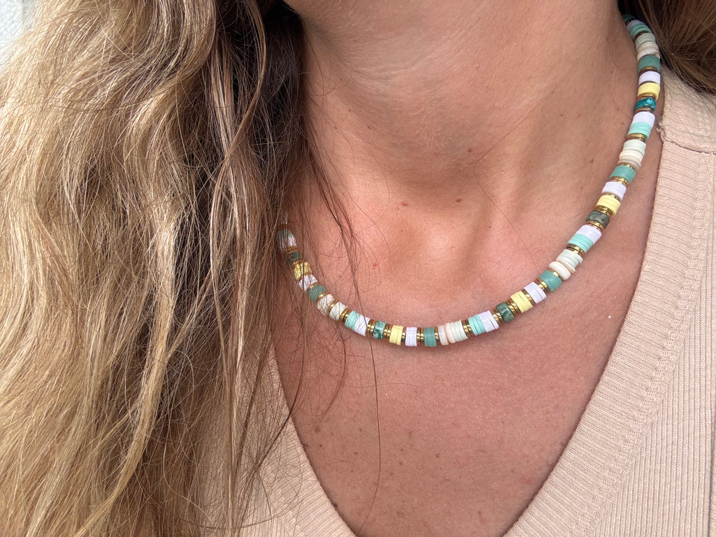 Collier Galactic – Dorée & céleste