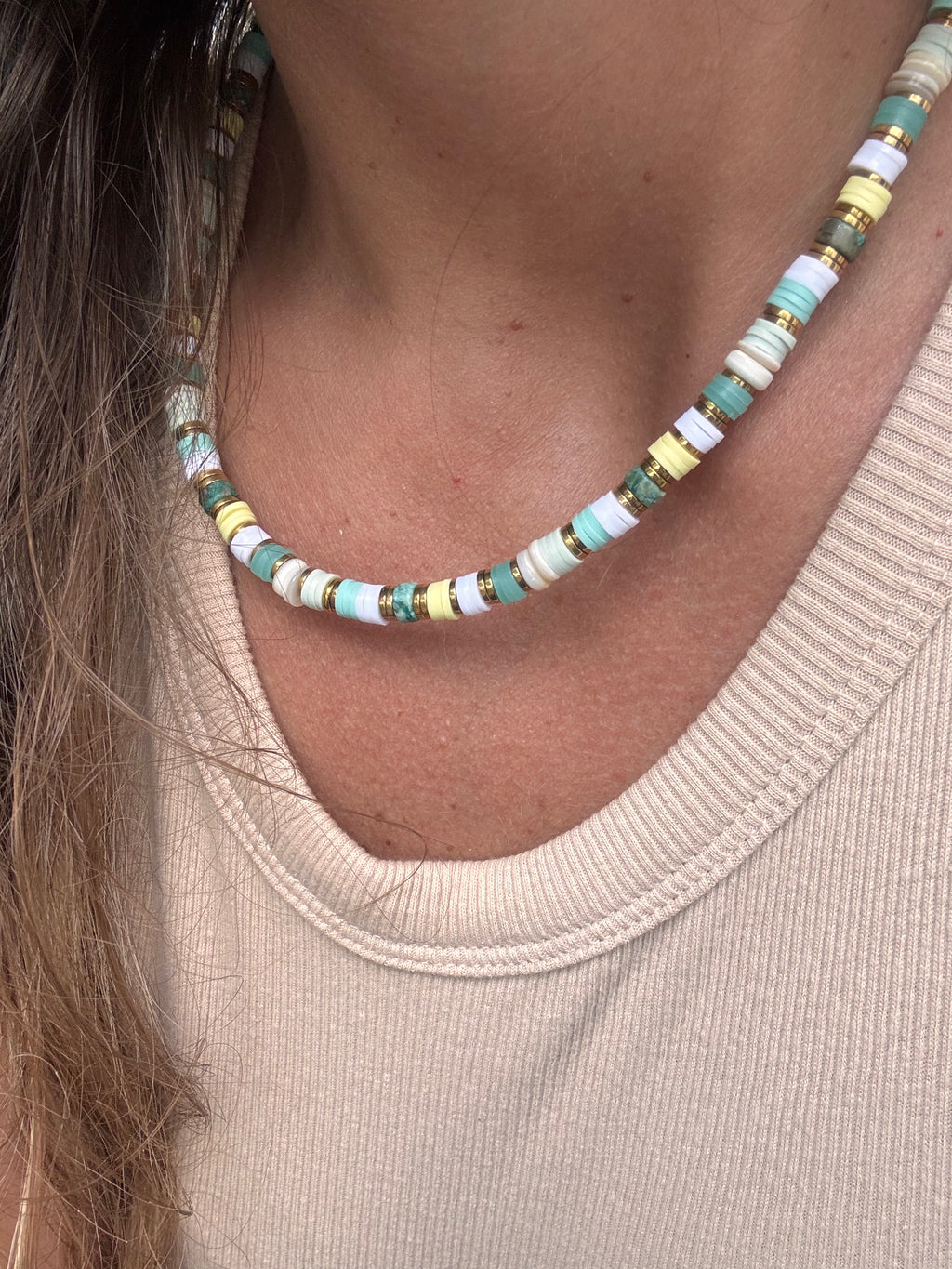 Collier Galactic – Dorée & céleste