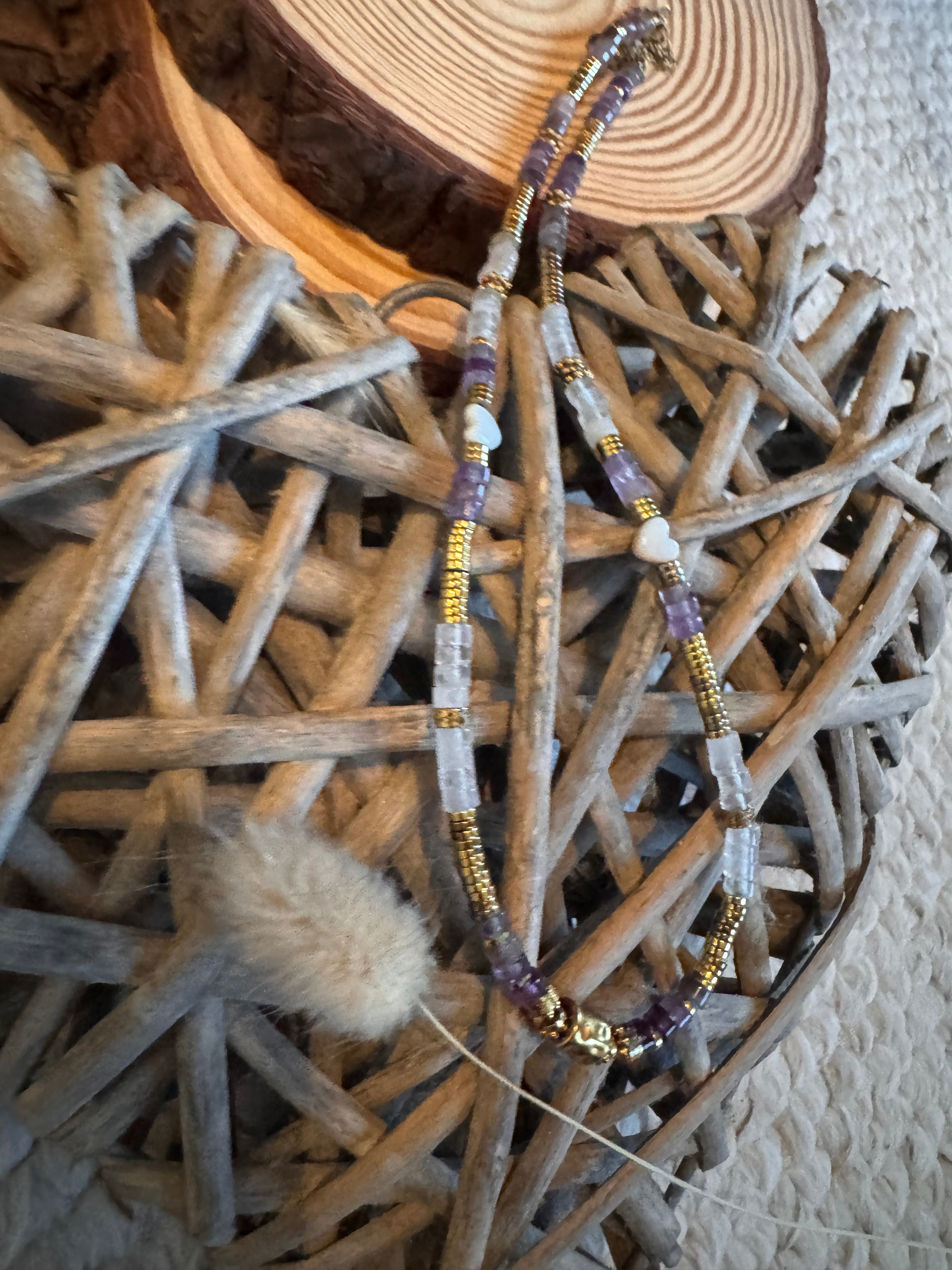 Collier Cléo - Pierres naturelles