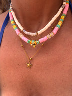 Détail des perles naturelles du collier Luluhey