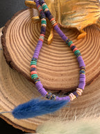 Collier Oaxaca  – Perles Heishi & Pierres Naturelles