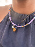 Collier Azal – Perles Heishi & Pierres Naturelles Délicates