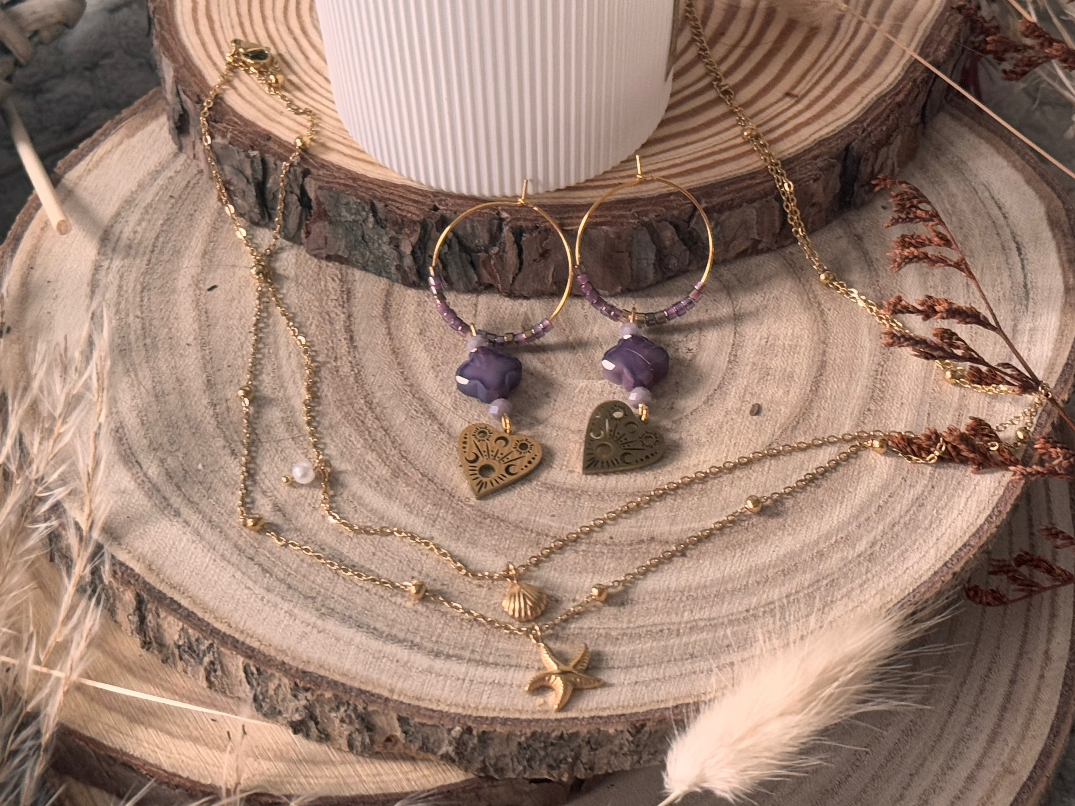 Boucles d'oreilles Sirius – Pendantes bohèmes