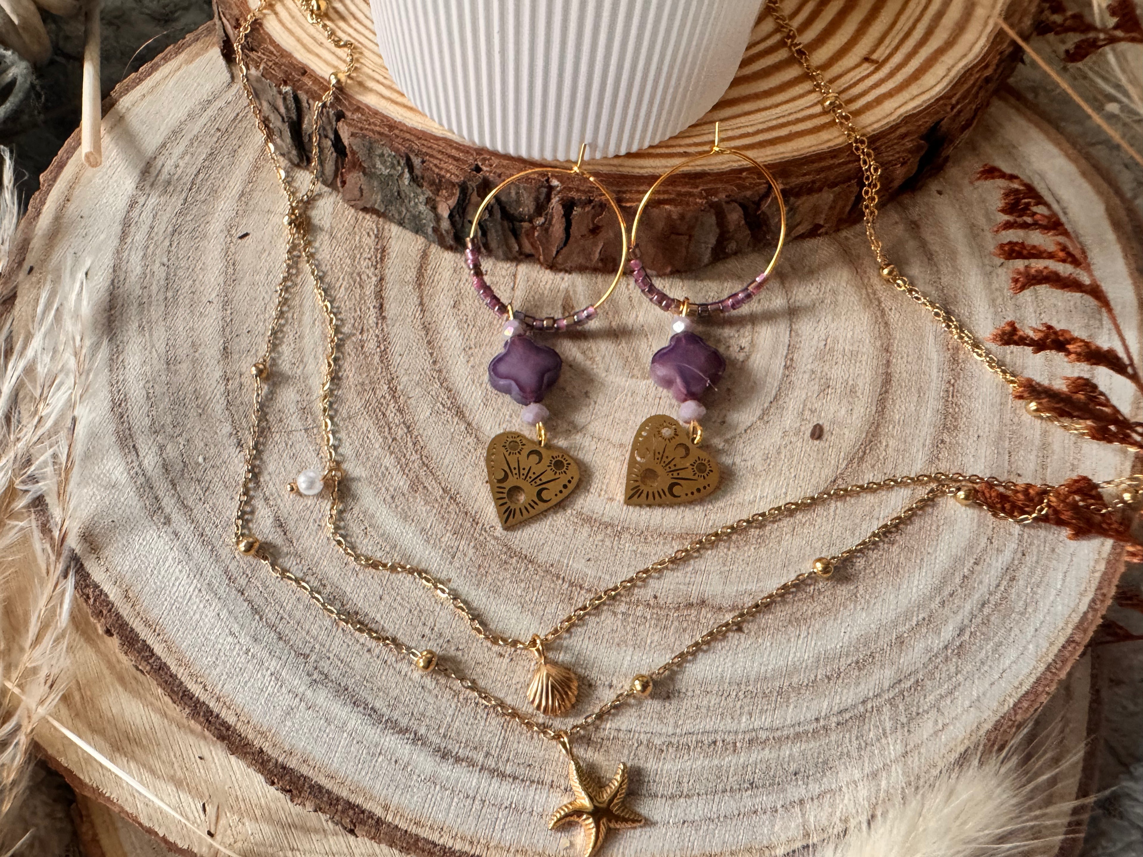 Boucles d'oreilles Sirius – Pendantes bohèmes