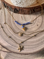 Collier Ice Cream - Bleu Azur & Glace fondante