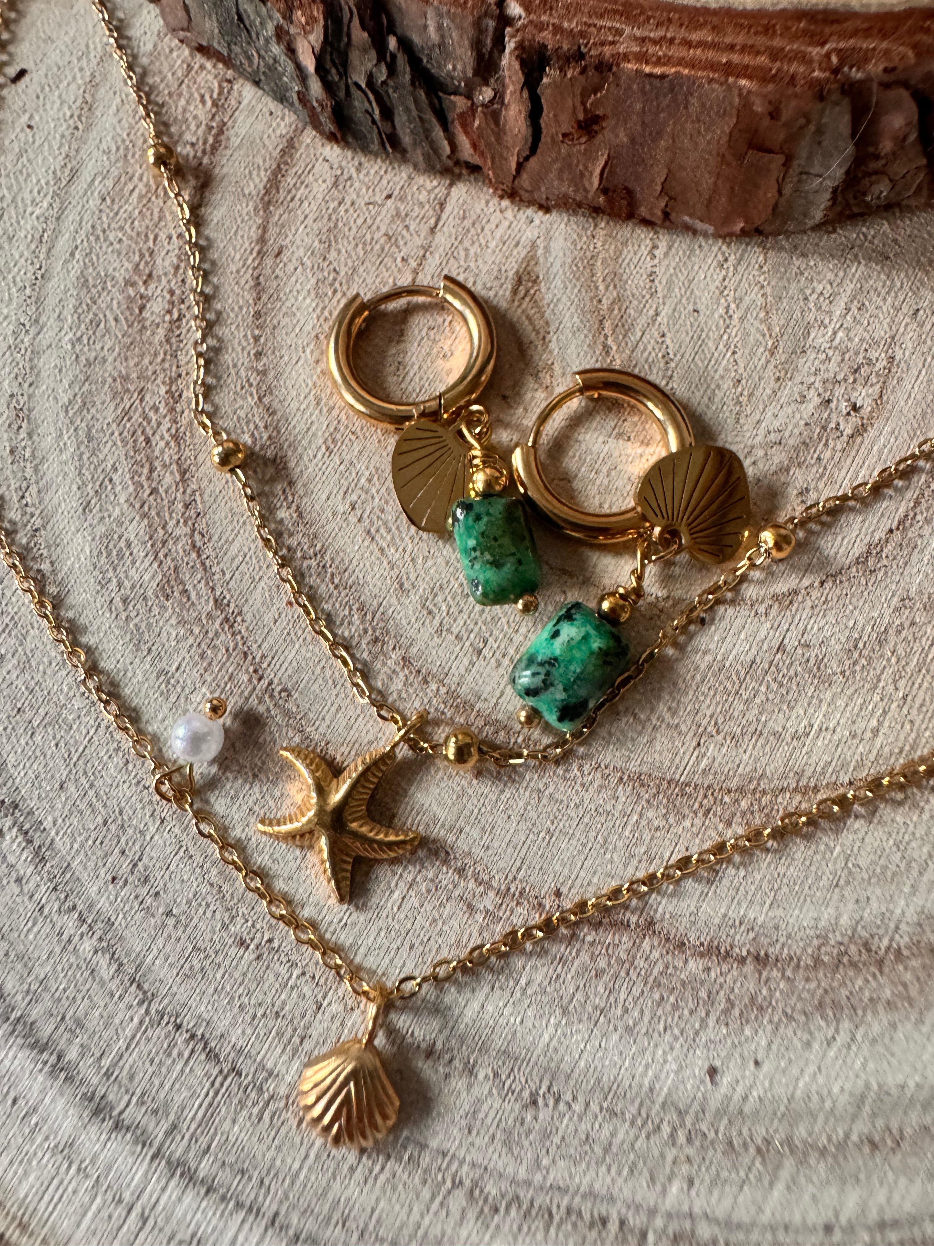 Boucles d'oreilles Eméra - Raffinement et éclat naturel