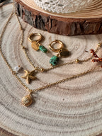 Boucles d'oreilles Eméra - Raffinement et éclat naturel