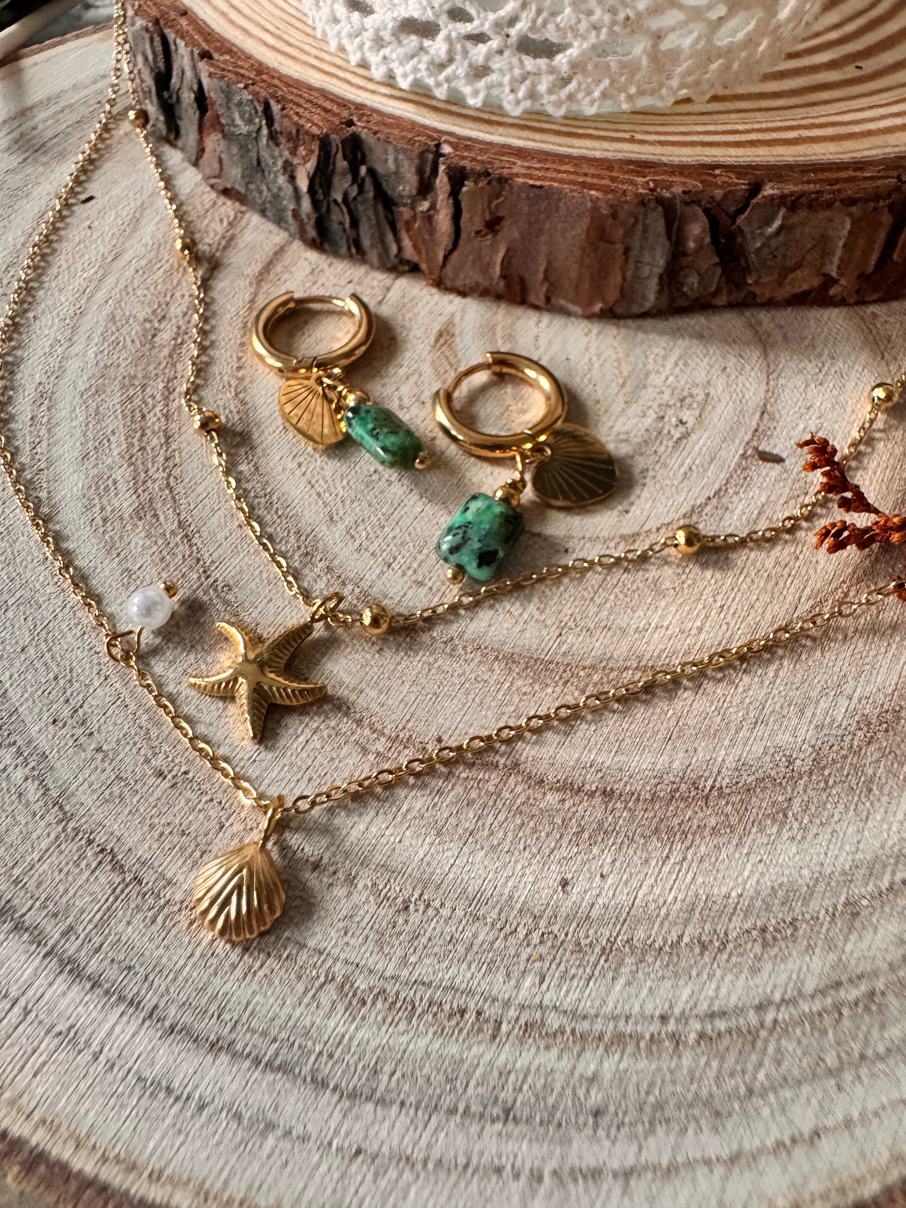 Boucles d'oreilles Eméra - Raffinement et éclat naturel