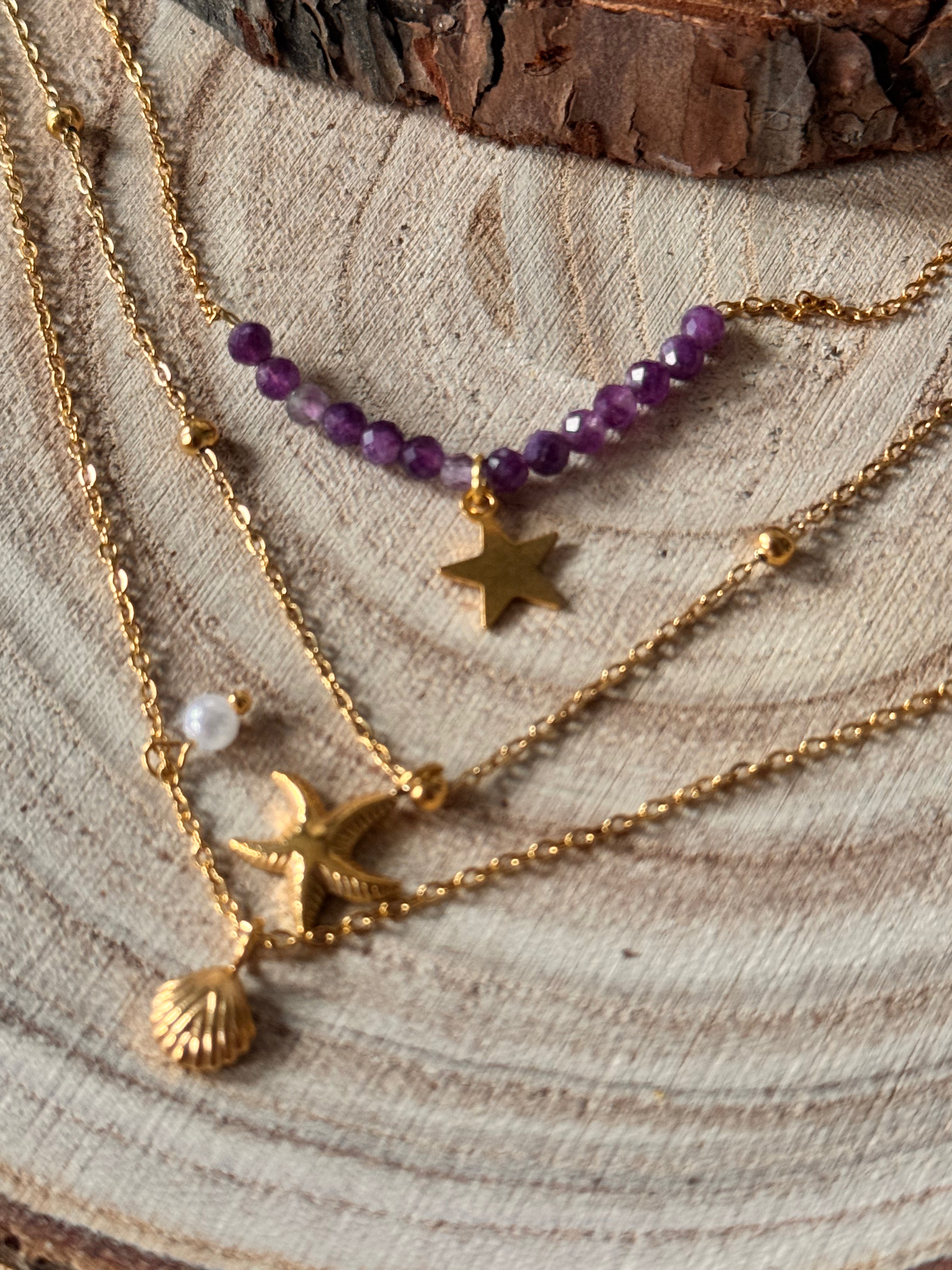 Collier Céleste -  Élégance bohème & couleur vibrante