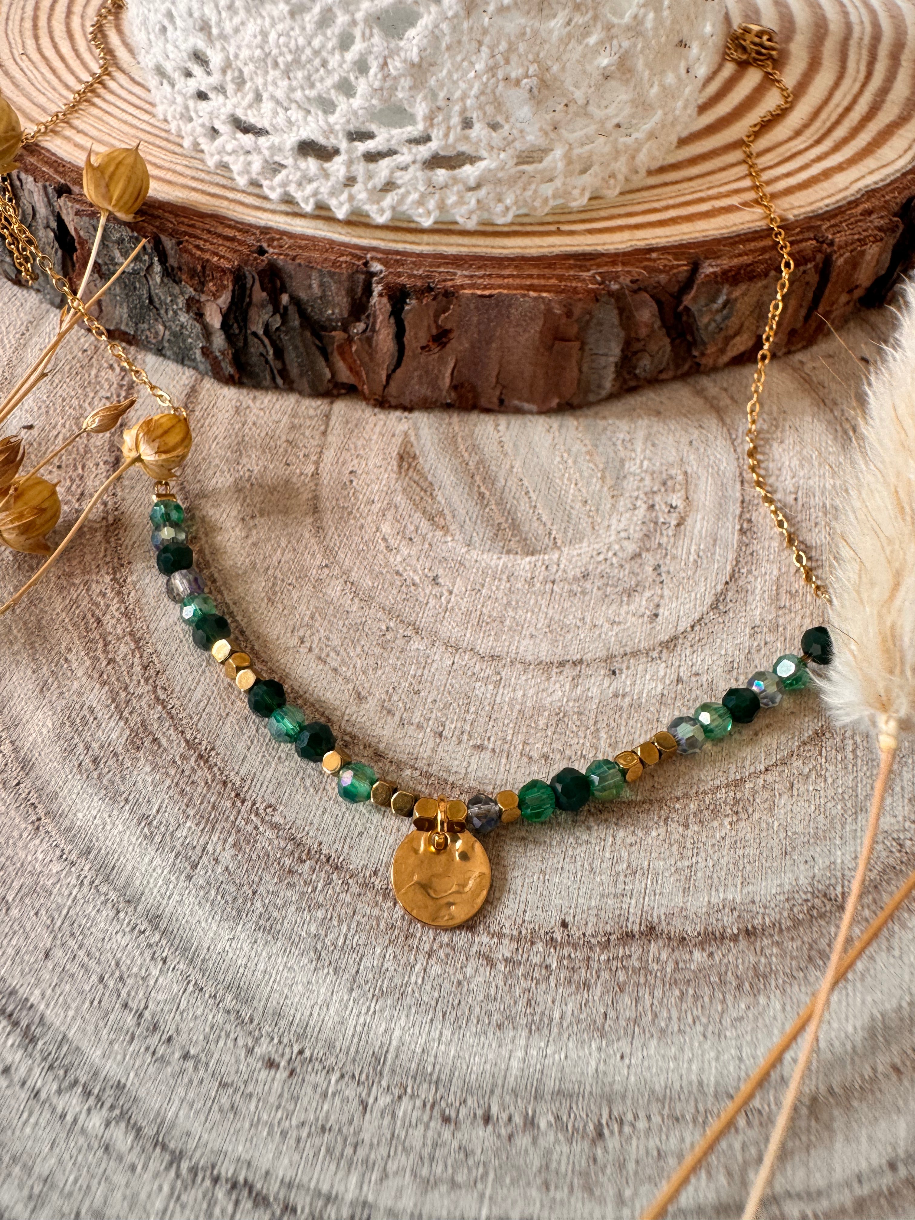 Collier Céladon - Élégance subtile