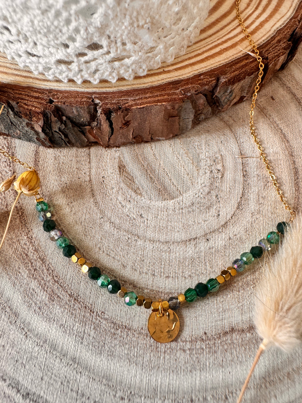 Collier Céladon - Élégance subtile