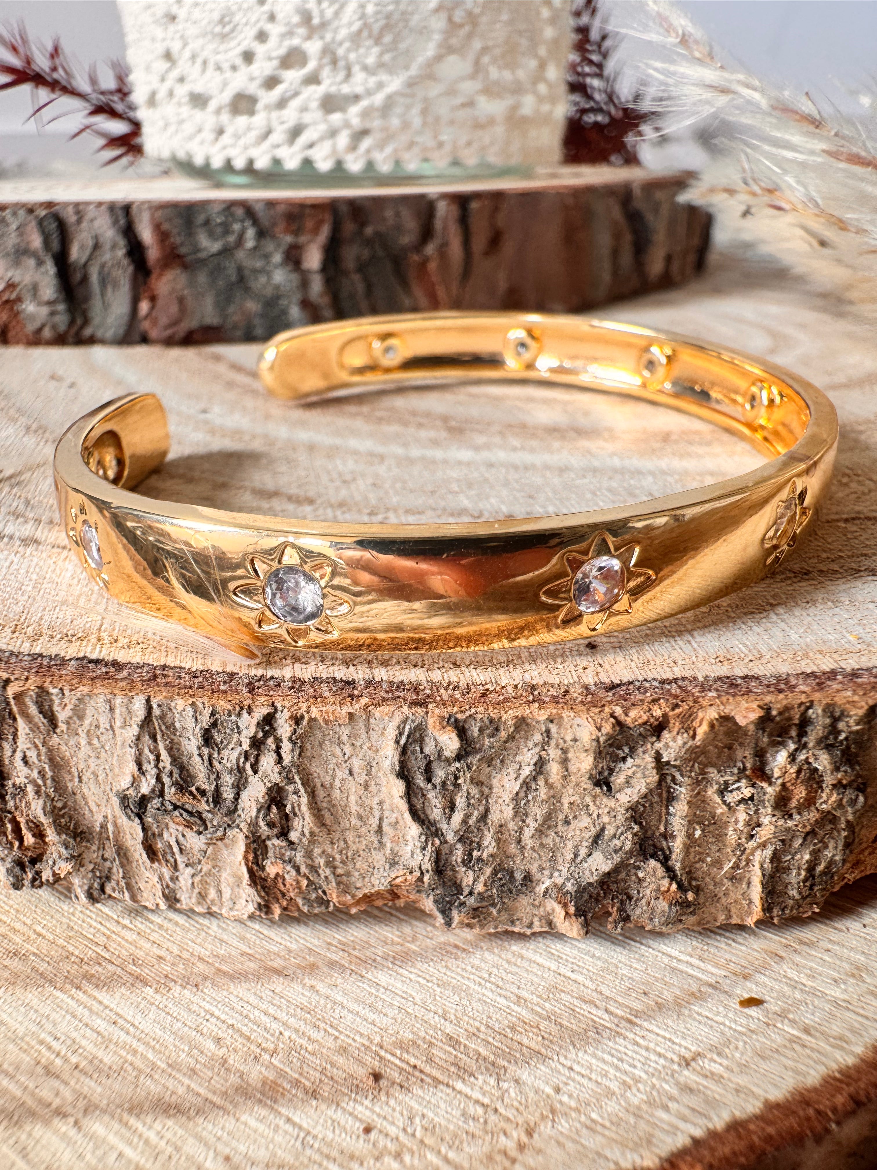 Bracelet Jonc Doré – Maison Iconic