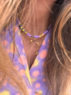 Collier Moki – Perles Heishi & Pierres Naturelles Colorées