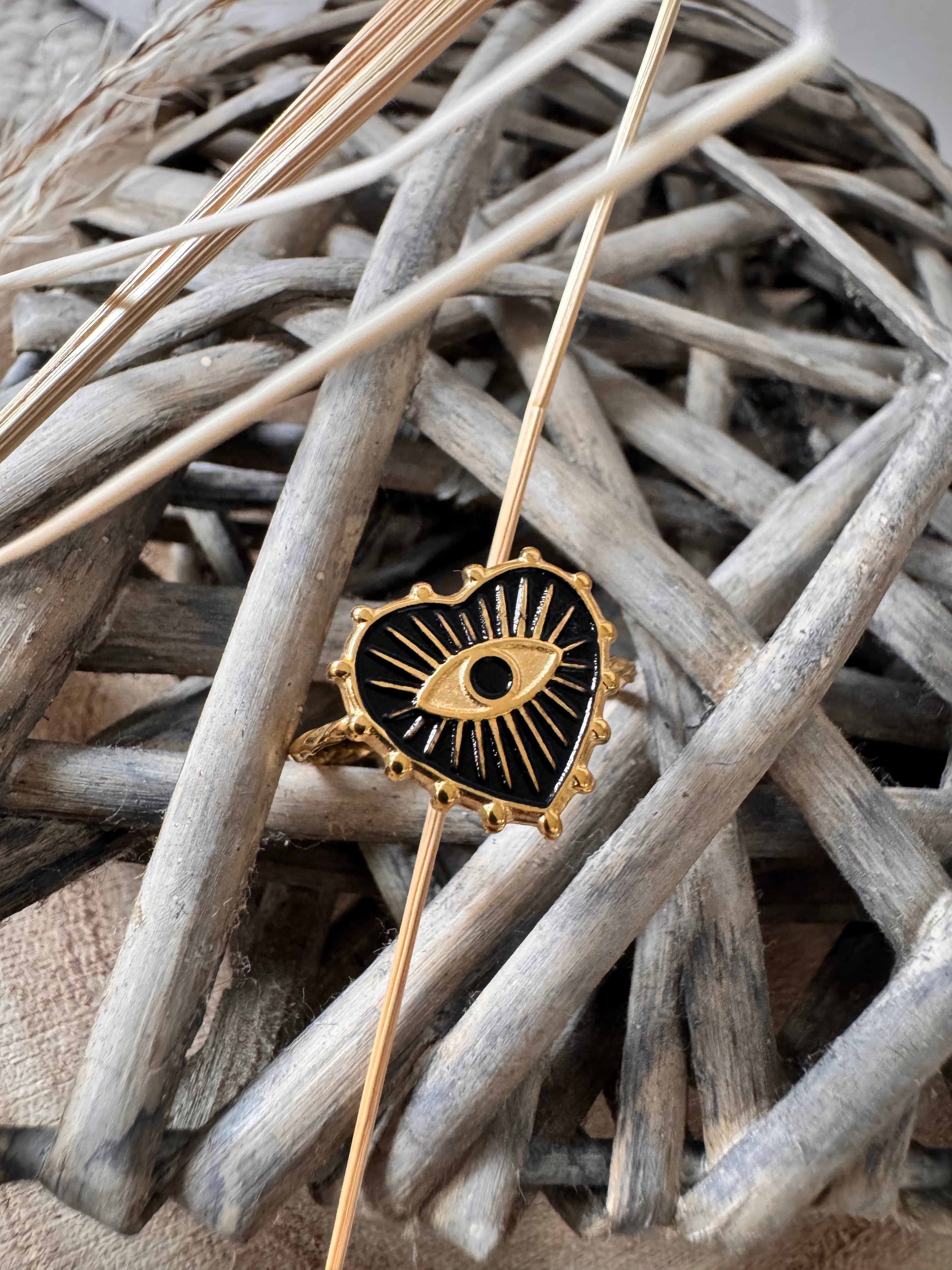 Bague réglable coeur - Un cœur au mille élégances