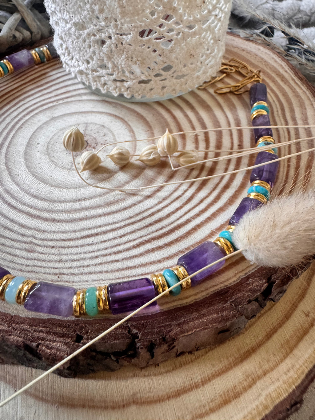 Collier Amera – Élégance dorée & perle naturelle