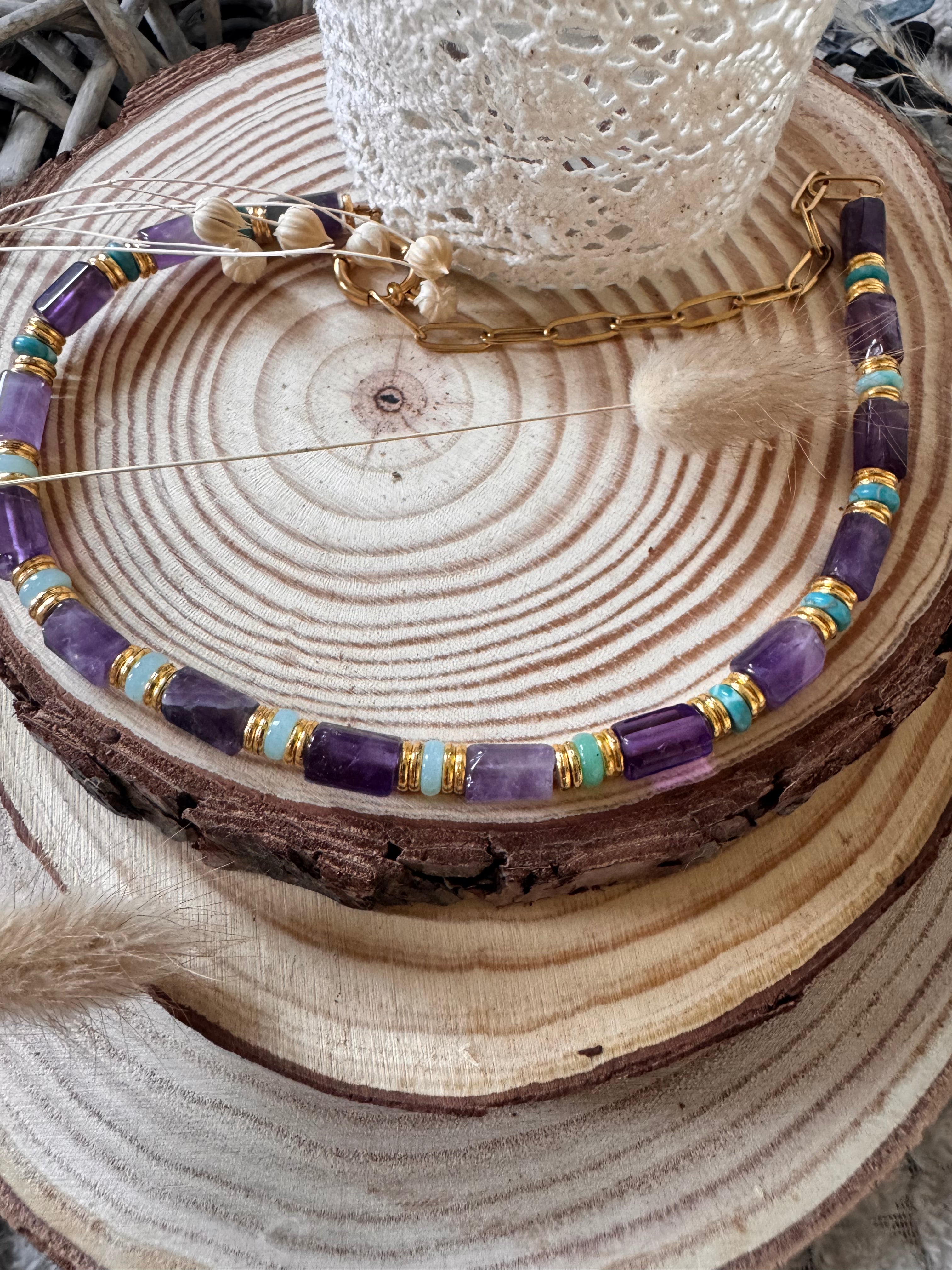 Collier Amera – Élégance dorée & perle naturelle